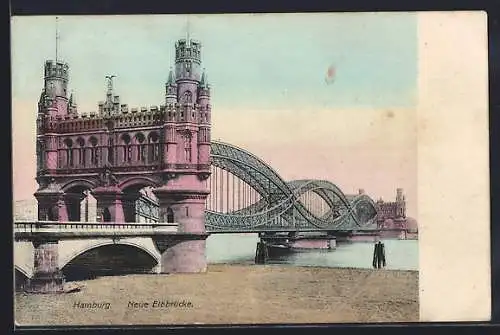 AK Hamburg-Rothenburgsort, Neue Elbbrücke