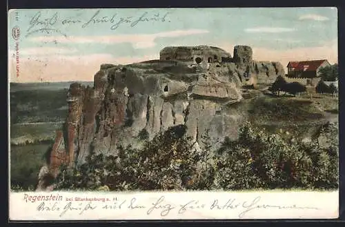 AK Blankenburg / Harz, Festung Regenstein