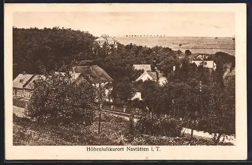 AK Nastätten i. T., Ortsansicht aus der Vogelschau