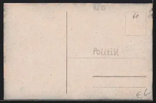 Künstler-AK Tondern, Flusspartie am Abend