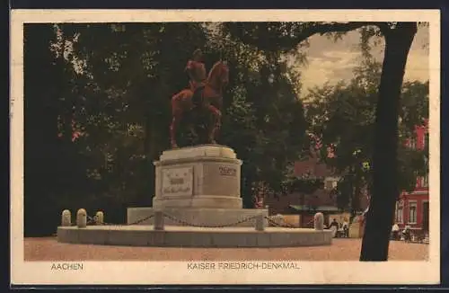 AK Aachen, Kaiser Friedrich-Denkmal