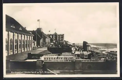 AK Westerland, Strandanlagen