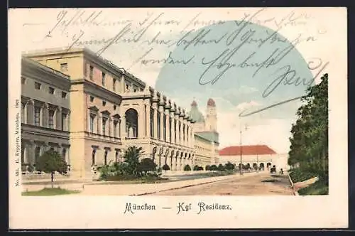 AK München, Königliche Residenz
