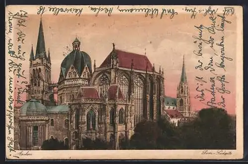 AK Aachen, Dom Südseite
