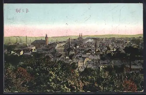 AK Hof i. B., Ortsansicht
