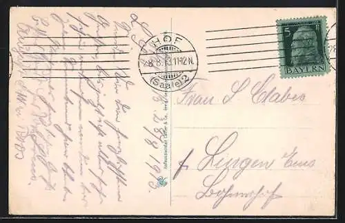 AK Hof i. B., Ortsansicht