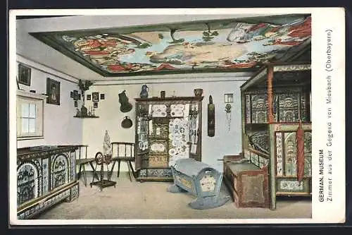 AK Nürnberg, Germanisches Museum, Zimmer in Miesbach