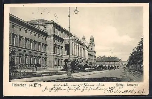 AK München, Königliche Residenz