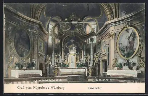 AK Würzburg, Käppele, Gnadenaltar