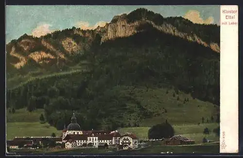 AK Ettal, Ortsansicht mit Laber