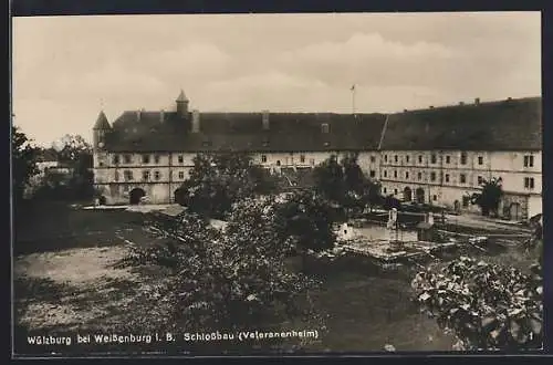 AK Wülzburg bei Weissenburg, Schlossbau, Veteranenheim