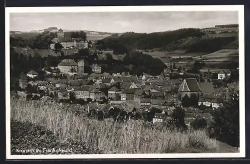 AK Kronach im Frankenwald, Blick auf die Veste Rosenberg