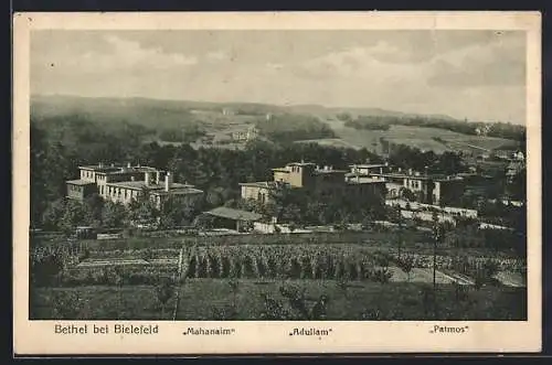 AK Bethel bei Bielefeld, Villen am Ortsrand, Mahanaim, Adullam, Patmos