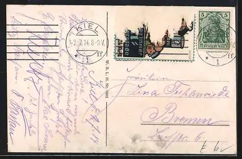 AK Kiel, Blick vom Rathausturm