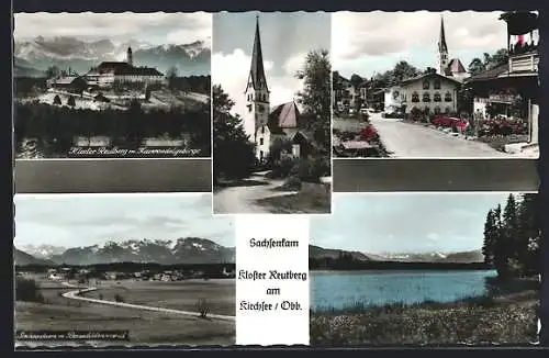 AK Sachsenkam, Kloster Reuthberg am Kirchsee, Sachsenkam mit Benediktenwand