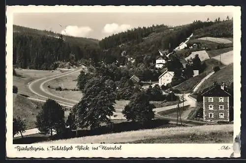 AK Bischofsgrün /Fichtelgeb., Blick ins Maintal
