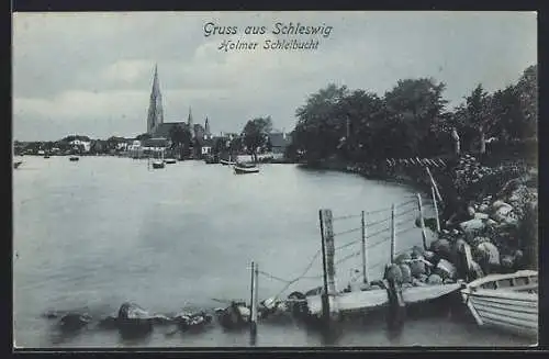 AK Schleswig, Partie an der Holmer Schleibucht