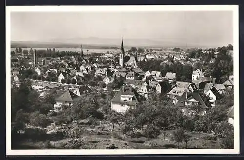 AK Emmendingen i. Breisgau, Blick zum Kaiserstuhl