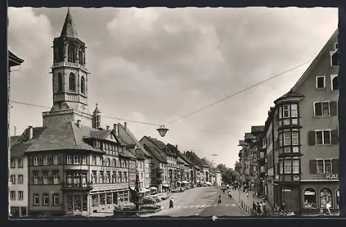 AK Rottweil a. N., Marktplatz mit Brunnen