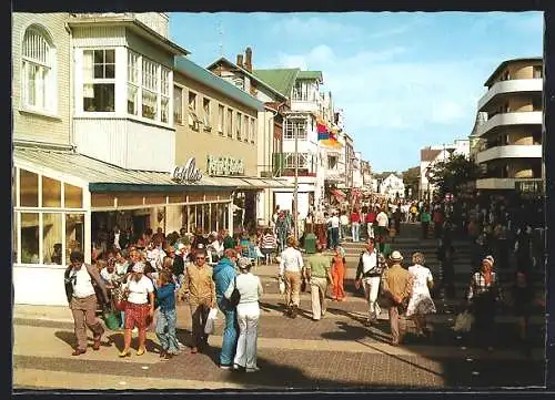 AK Westerland, Fussgängerzone Friedrichstrasse