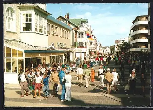 AK Westerland, Fussgängerzone Friedrichstrasse
