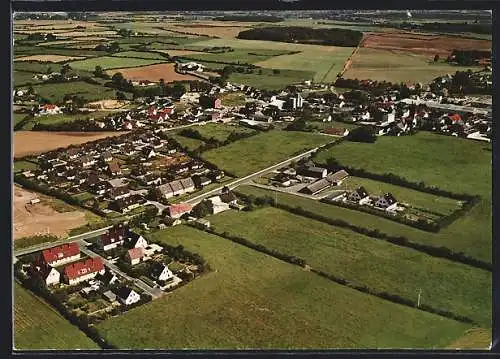 AK Böklund, Ortsansicht vom Flugzeug aus