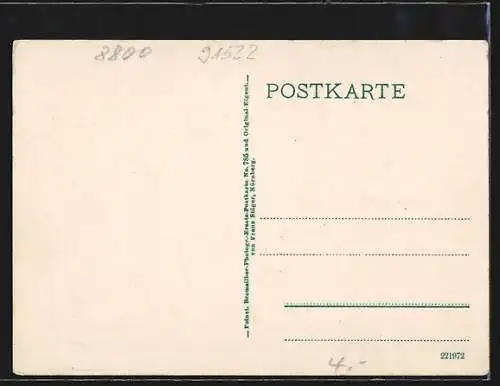 AK Ansbach / Bayern, Innenansicht der Schwanenritterordenskapelle