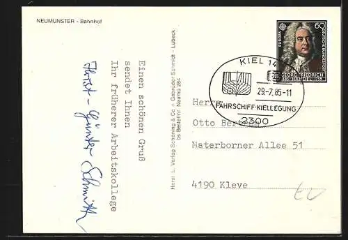 AK Neumünster, Bahnhof