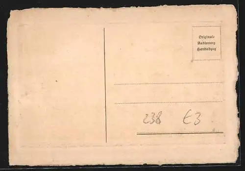 Künstler-AK Schleswig, Hinteransicht vom Schloss Gottorp