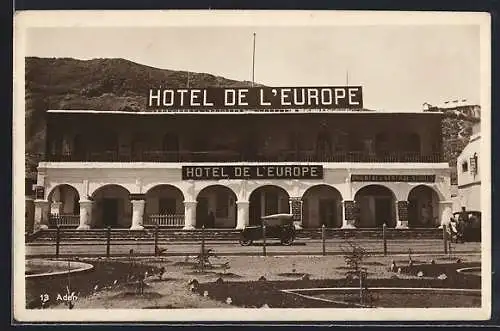 AK Aden, Hotel de L`Europe