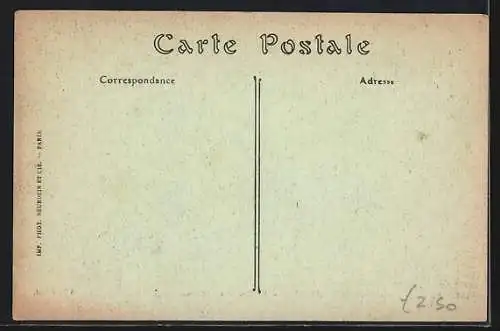 AK Amiens, La Rue des Clairons, Strassenpartie