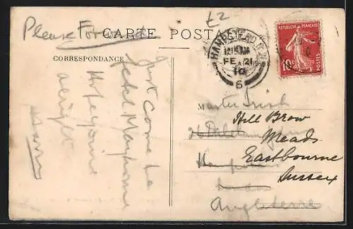 AK Paris, Inondations de 1910, Le Cours la Reine, Strassenpartie bei Hochwasser