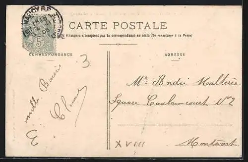 AK Nancy, Caserne Thiry, 26e et 69e Régiments d`Infanterie en parade