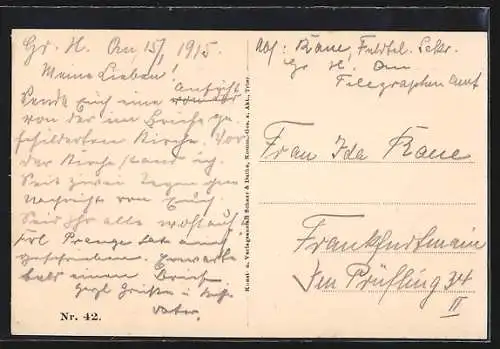 AK Donchery, Zerstörte Häuser