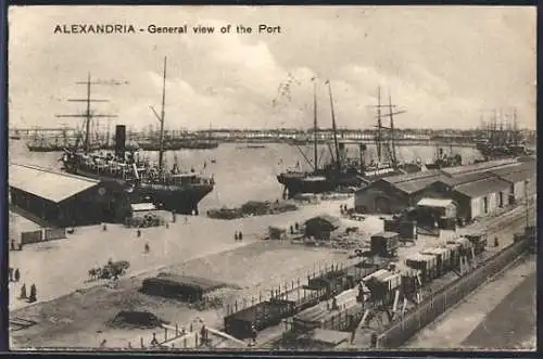 AK Alexandria, General View of the Port