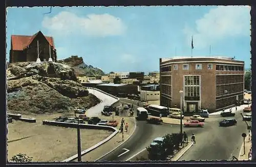 AK Aden, Queen Arwa Road facing the Legislative Council