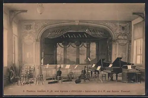 AK Eecloo, Théâtre Institut N.-D. aux Epines, Leeres Orchester