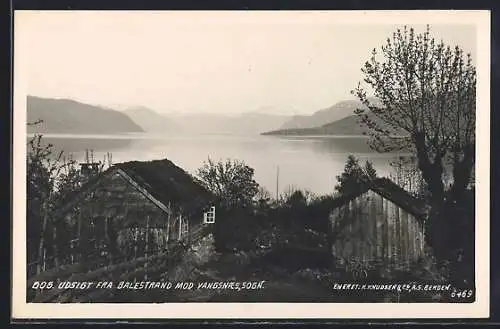 AK Balestrand /Sogn, Udsigt mod Vangsnaes