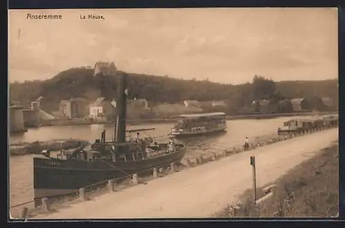 AK Anseremme, La Meuse