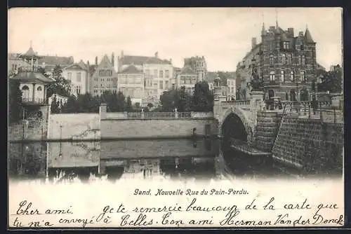 AK Gand, Nouvelle Rue du Pain-Perdu