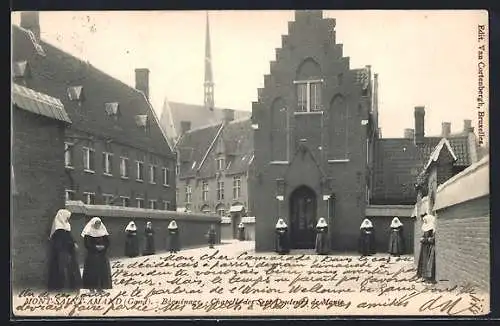AK Gand, Mont-Saint-Amand, Béguinage, Chapelle des Sept-Douleurs de Marie