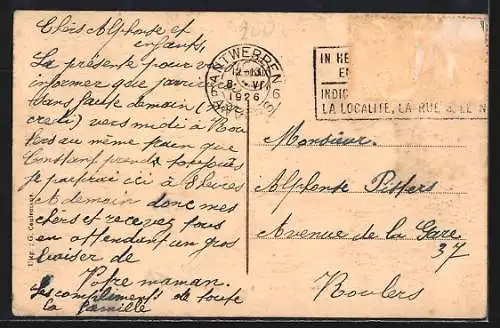 AK Deurne, Ter-Rivierenhof, vue du restaurant, Zicht op het Gasthof