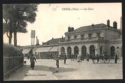 AK Creil, Vue sur la Gare