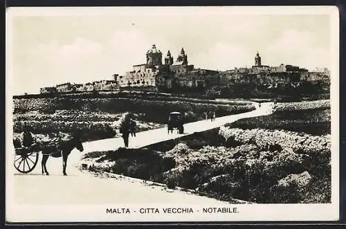 AK Città Notabile, Citta Vecchia, Ortsansicht