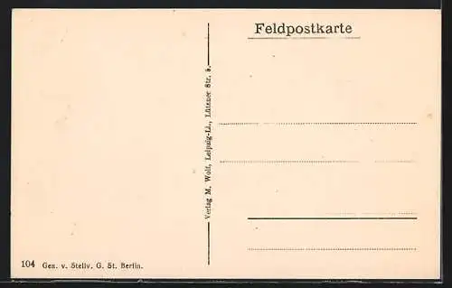 AK Le Châtelet, Gebäudetrümmer