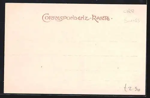 AK Vitznau, Ortsansicht mit Kirche, See und Gebirge