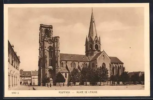 AK Rouffach, place de l`église