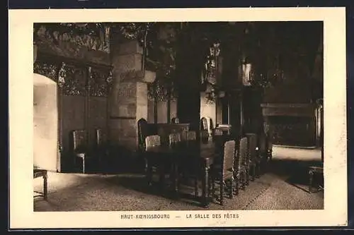 AK Orschwiller, Haut-Koenigsbourg, La salle des Fétes