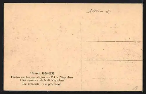 AK Hasselt, La procession