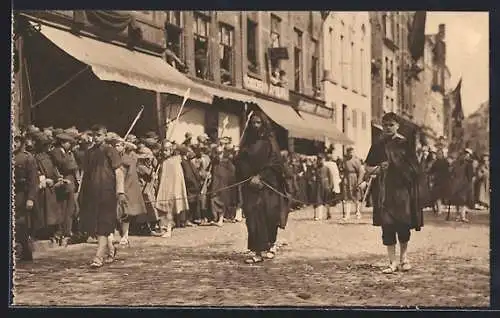 AK Bruges, Procession du Saint Sang, l`Arrestation de Jésus